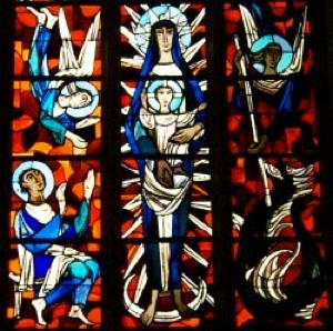 Detail der Chorfenster von Claus Wallner
